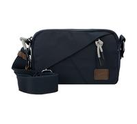 Handtasche CAMEL ACTIVE "Aurum", Damen, Gr. B/H/T: 20,5cm x 15cm x 6cm, blau, Polyester, beschichtet, clean, unifarben mit Farbeinsätzen, Taschen Handtasche, aus recyceltem Polyester in Nylonstruktur,