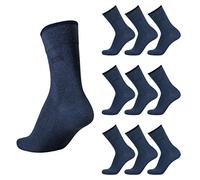 camel active Basic Socks 9er Pack 6593 430 denim melange Strumpf grau, Size:39-42