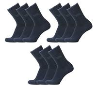 camel active Basic Socks 9er Pack 6593 545 dark blue Strumpf blau, Size:39-42