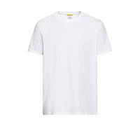 Camel Active Herren T-Shirt Basic Kurzarm Rundhalsausschnitt 100% Baumwolle Weiß XL