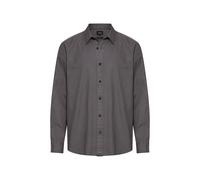camel active - Baumwollhemd mit Kent-Kragen gunmetal - Gr. - XXL