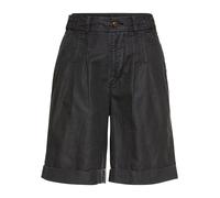 camel active Damen Shorts aus Leinenmix Schwarz, womenswear-28IN