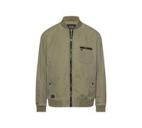 camel active - Blouson mit Bomberkragen aus Ribstop deep olive - Gr. - 58