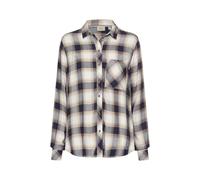 camel active - Bluse aus reiner Viskose milk white check - Gr. - XXL