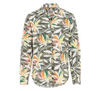 camel active Damen Schlupfbluse mit Allover-Print Mehrfarbig Womenswear-XL