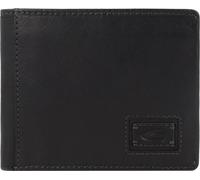 Camel Active - Camel active Dust Scheintasche mit Klappe Querformat RFID Schutz echt Leder black Schwarz
