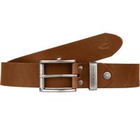 Camel Active - Camel active Gürtel 110/115cm stufenlos kürzbar 3,5cm breit echt Rindleder cognac Beige