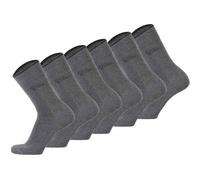 CAMEL ACTIVE camel active Herren Socken, 6er Pack - Basic Socken, Bio-Baumwolle (TB_6593-6P) 39-42 Anthrazit