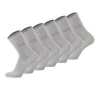 CAMEL ACTIVE camel active Herren Socken, 6er Pack - Basic Socken, Bio-Baumwolle (TB_6593-6P) 39-42 Grau meliert