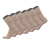 CAMEL ACTIVE camel active Herren Socken, 6er Pack - Basic Socken, Bio-Baumwolle (TB_6593-6P) 43-46 Beige melange