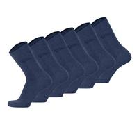 CAMEL ACTIVE camel active Herren Socken, 6er Pack - Basic Socken, Bio-Baumwolle (TB_6593-6P) 43-46 Indigo meliert