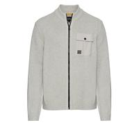 Camel Active - Strickjacke mit Stehragen stone gray - Gr. - XL