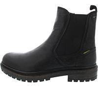 camel active Herren Chelsea Boot aus Echtleder Schwarz, menswear-46
