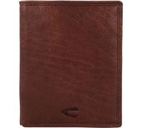 camel active Como Herren Geldbörse Hochformat RFID Leder Mittelgroß Cognac Braun