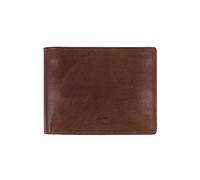 camel active Como Herren Geldbörse Querformat RFID Leder Mittelgroß Cognac Braun