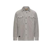 camel active - Cord Overshirt aus 100% Baumwolle dust grey - Gr. - M