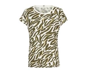 camel active Damen 309678-5t68 T-Shirt, Grün, S EU