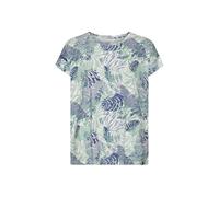 camel active - T-Shirt mit Rundhalsausschnitt jade aop - Gr. - S