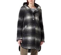 camel active Damen 310050/8F32 Coat, Forest Check, 34