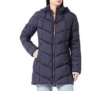 camel active Damen 310210/8R48 Coat, Night Blue, 34