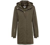 camel active Damen 310274/8f37 Coat, Dark Khaki, 44