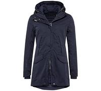 camel active Damen 310274/8f37 Coat, Night Blue, 36