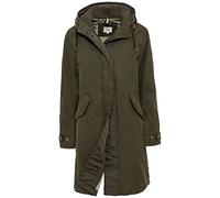 camel active Damen 310350/8R76 Coat, Dark Khaki, 38