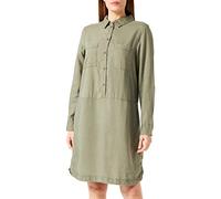 camel active Damen 391340/1S46 Kleid, Grün, M