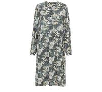 camel active Damen 391350/2s11 Kleid, AOP Smoke Khaki, XL EU