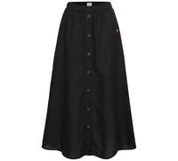 camel active Damen A-Linienrock mit elastischem Bund Schwarz, womenswear-46