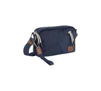 Handtasche CAMEL ACTIVE "Aurum", Damen, Gr. B/H/T: 23cm x 15cm x 5cm, blau, Polyester, clean, beschichtet, unifarben mit Farbeinsätzen, Taschen, aus recyceltem, robusten Nylon leichtgewichtig mit fein
