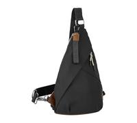 camel active Damen Aurum Umhängetasche mit verstellbarem Schulterriemen Schwarz, Womenswear-M