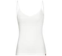 camel active Damen Basic Top aus Bio-Baumwolle Weiß, Womenswear-L