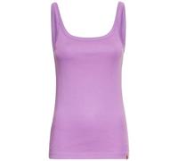 camel active Damen Basic Top aus Reiner Baumwolle Lila, Womenswear-XS