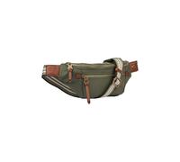 camel active Damen Bauchtasche aus Nylon mit Reißverschlüssen Khaki, Womenswear-M