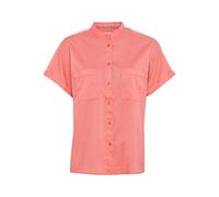 camel active Damen Baumwollbluse mit Stehkragen Coral, Womenswear-XL
