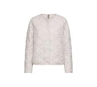 camel active Steppjacke mit Rundhalsausschnitt in Offwhite, Größe 40