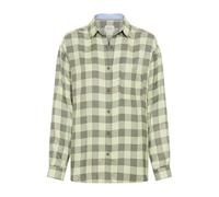 camel active Damen Bluse mit Brusttasche Limettengrün kariert, Womenswear-L