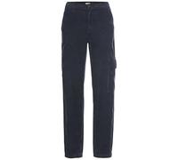 camel active Damen Cargo Hose aus Cord Nachtblau, womenswear-28/30
