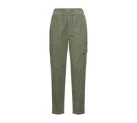 camel active Damen Cargo-Hose aus Reiner Baumwolle Graugrün, womenswear-33/32