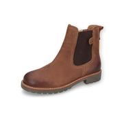Camel Active Damen Chelsea Boots Crazy Horse gefüttert Braun 37