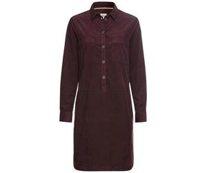 camel active Damen Cordkleid aus Reiner Baumwolle Dunkelrot, Womenswear-M
