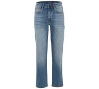 camel active Damen Cropped Jeans in Straight Fit Blau, womenswear-33/32