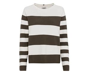camel active Damen Feinstrickpullover aus Baumwolle