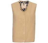 camel active - Fleece-Weste mit Knopfverschluss cashmere - Gr. - 46