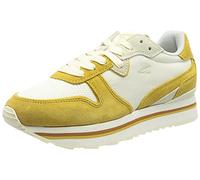 camel active Damen Fog Sneaker, Yellow/Off White, 38 EU