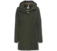 camel active Damen Funktionsmantel mit Kapuze Grün, womenswear-46