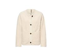 camel active Damen Gefütterter Cordblazer | Weicher Cord Blazer mit aufgesetzten Taschen im Oversized Fit aus Baumwolle