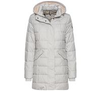 camel active Damen Gesteppte Jacke mit Abnehmbarer Kapuze Grau, womenswear-44