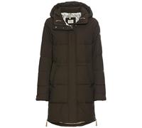 camel active Damen Gesteppte Jacke mit daunenartiger Füllung Dunkelgrün, womenswear-44